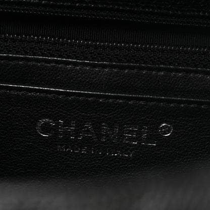 Chanel Caviar Quilted Jumbo Single Flap Black 6 of 10