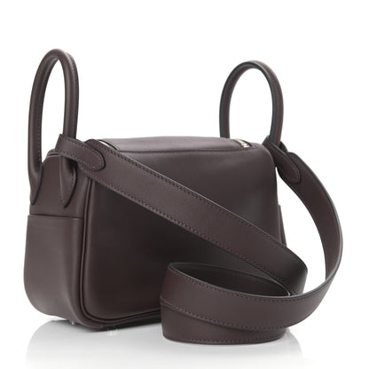 Hermes Swift Mini Lindy 20 Rouge Sellier 3 of 9