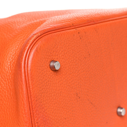 Hermes Taurillon Clemence Picotin TGM Orange 4 of 9