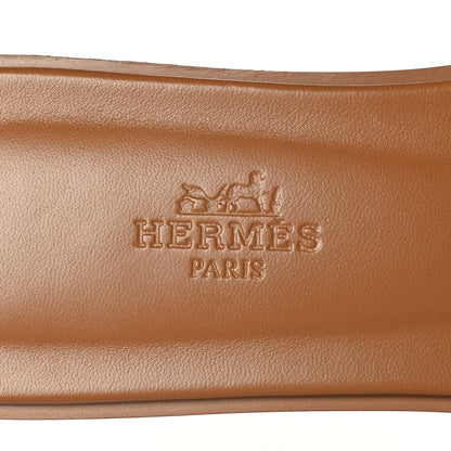 Hermes Denim Canvas Oran Sandals 35.5 Bleu Clair 7 of 9