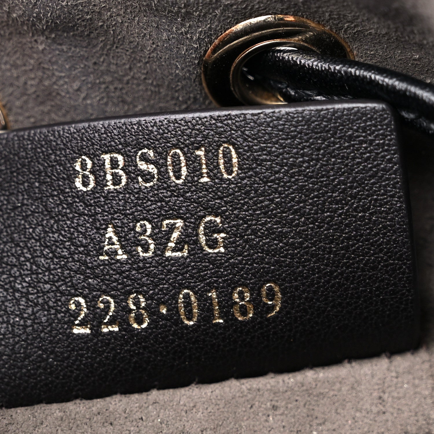 Fendi Vitello Liberty F is Fendi FF 1974 Embossed Mini Mon Tresor Bucket Bag Black 7 of 12