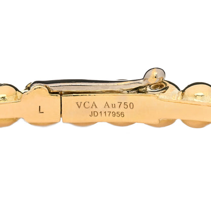 Van Cleef & Arpels 18K Yellow Gold Perlee Pearls of Gold Bracelet L 3 of 4