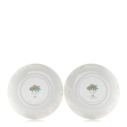 Hermes Porcelain Passifolia Dessert Plate N°2 Set of 2 2 of 9