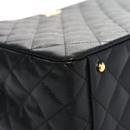 Chanel Caviar Quilted Small Shopping Tote Black 11 of 14