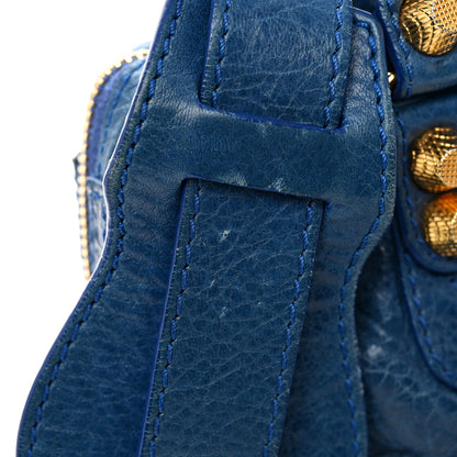 Balenciaga Agneau Giant 12 Gold Hardware Mini City Bleu Lazuli 13 of 13