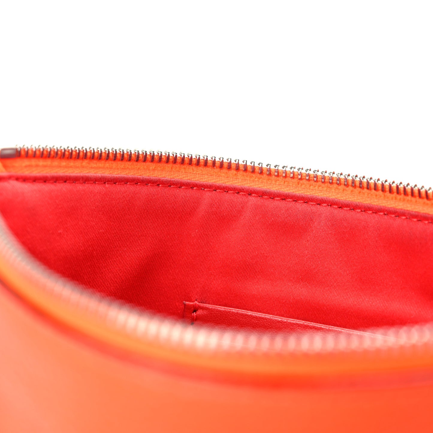 Calfskin Empire Loubila Chain Clutch Sunrise