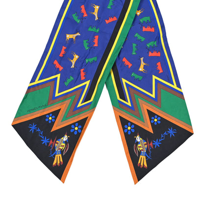Hermes Silk Kachinas Maxi Twilly 2 of 3