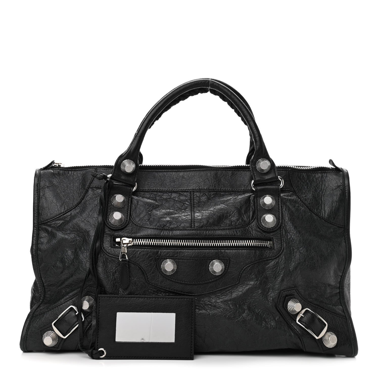 Balenciaga Agneau Giant 21 Silver Hardware Work Black 1 of 10