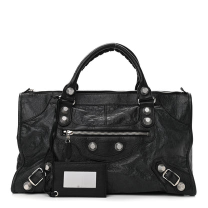 Balenciaga Agneau Giant 21 Silver Hardware Work Black 1 of 10