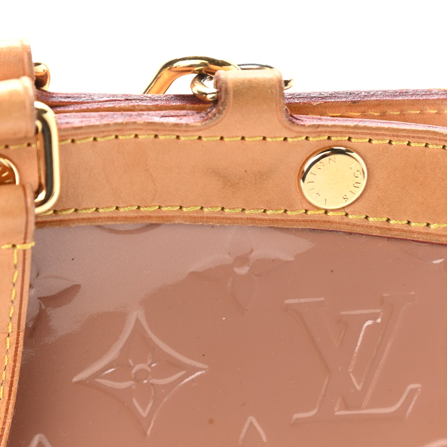 Louis Vuitton Vernis Brea MM Rose Velours 11 of 11