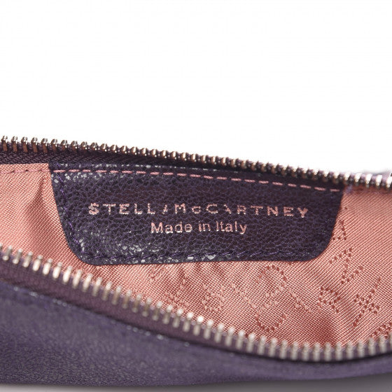 Stella McCartney Shaggy Deer Falabella Clutch Purple 6 of 8