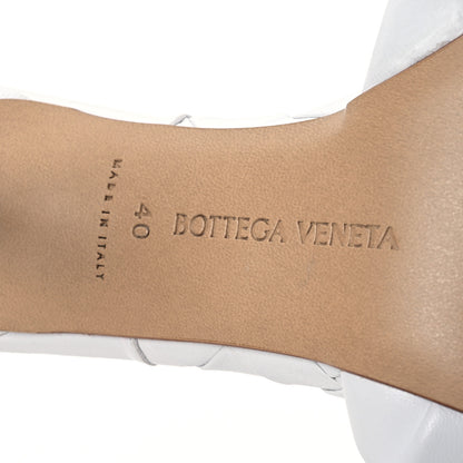 Bottega Veneta Nappa Maxi Intrecciato Lido Mule Sandals 40 Optic White 7 of 14