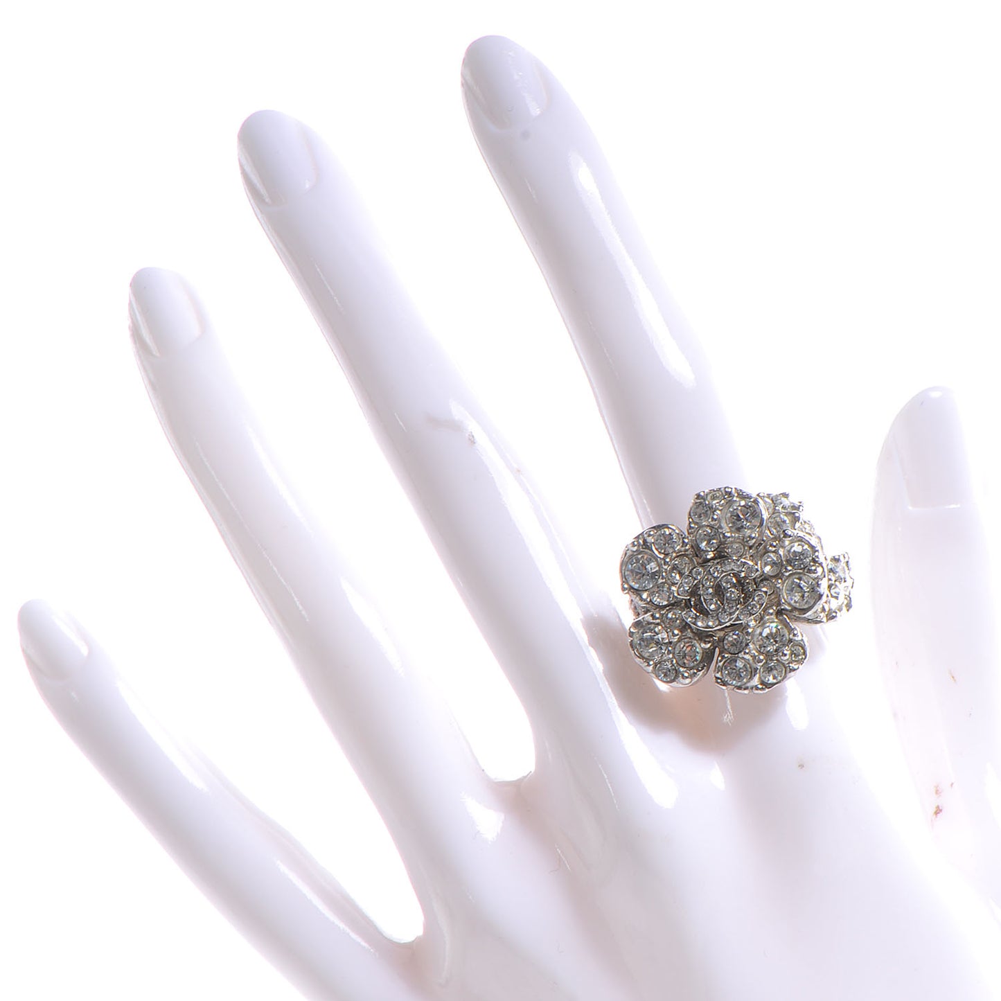 Swarovski Crystal Camellia Ring Size 7