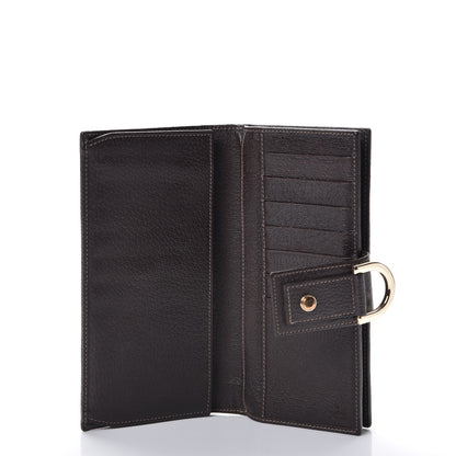 Gucci Monogram Abbey Continental Wallet Dark Brown 5 of 10