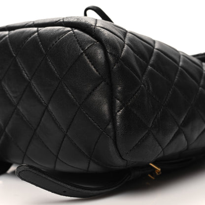 Chanel Calfskin Quilted Mini Urban Spirit Backpack Black 10 of 11