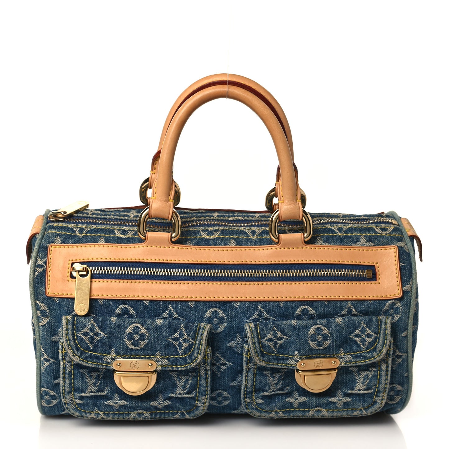 Monogram Denim Neo Speedy Blue