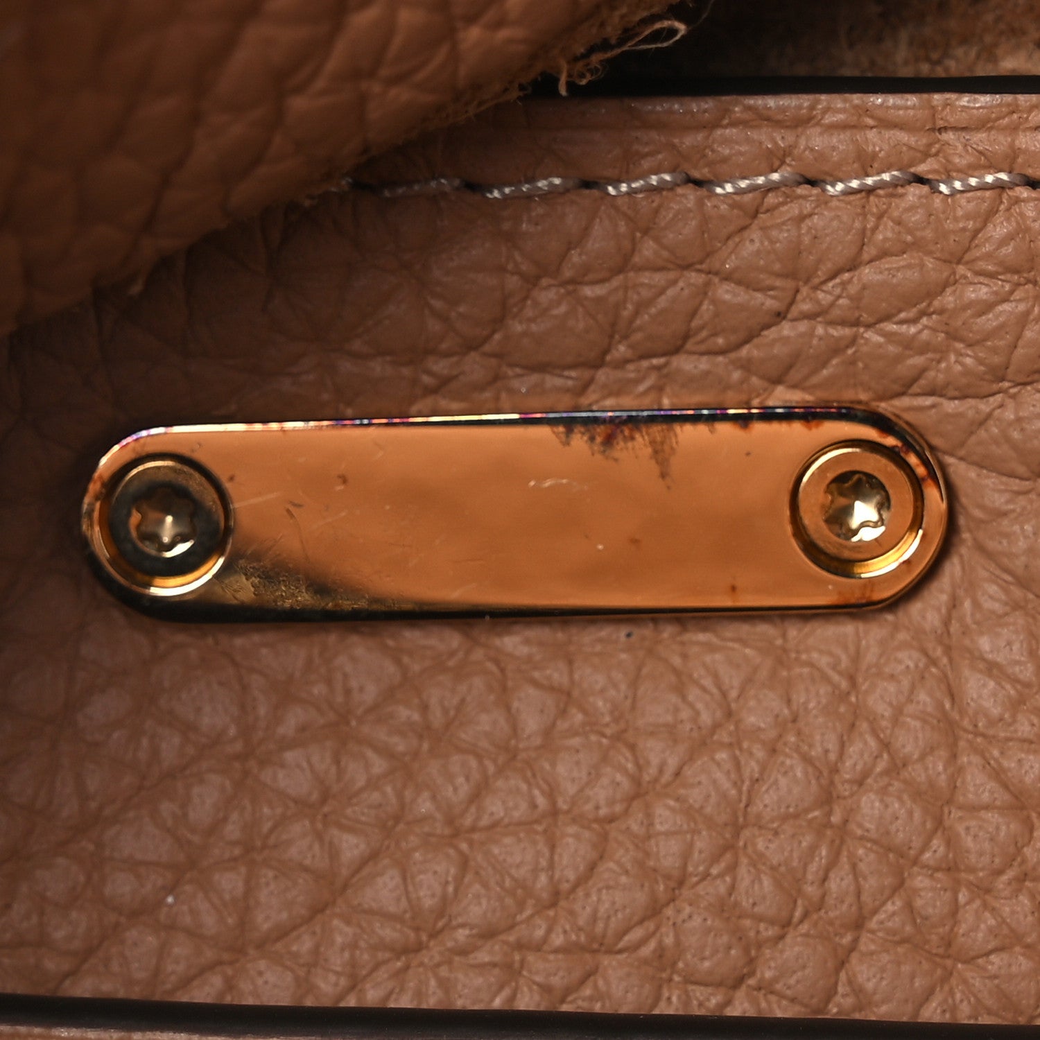 Delvaux Taurillon Soft Mini Cool Box Satchel Latte 11 of 11