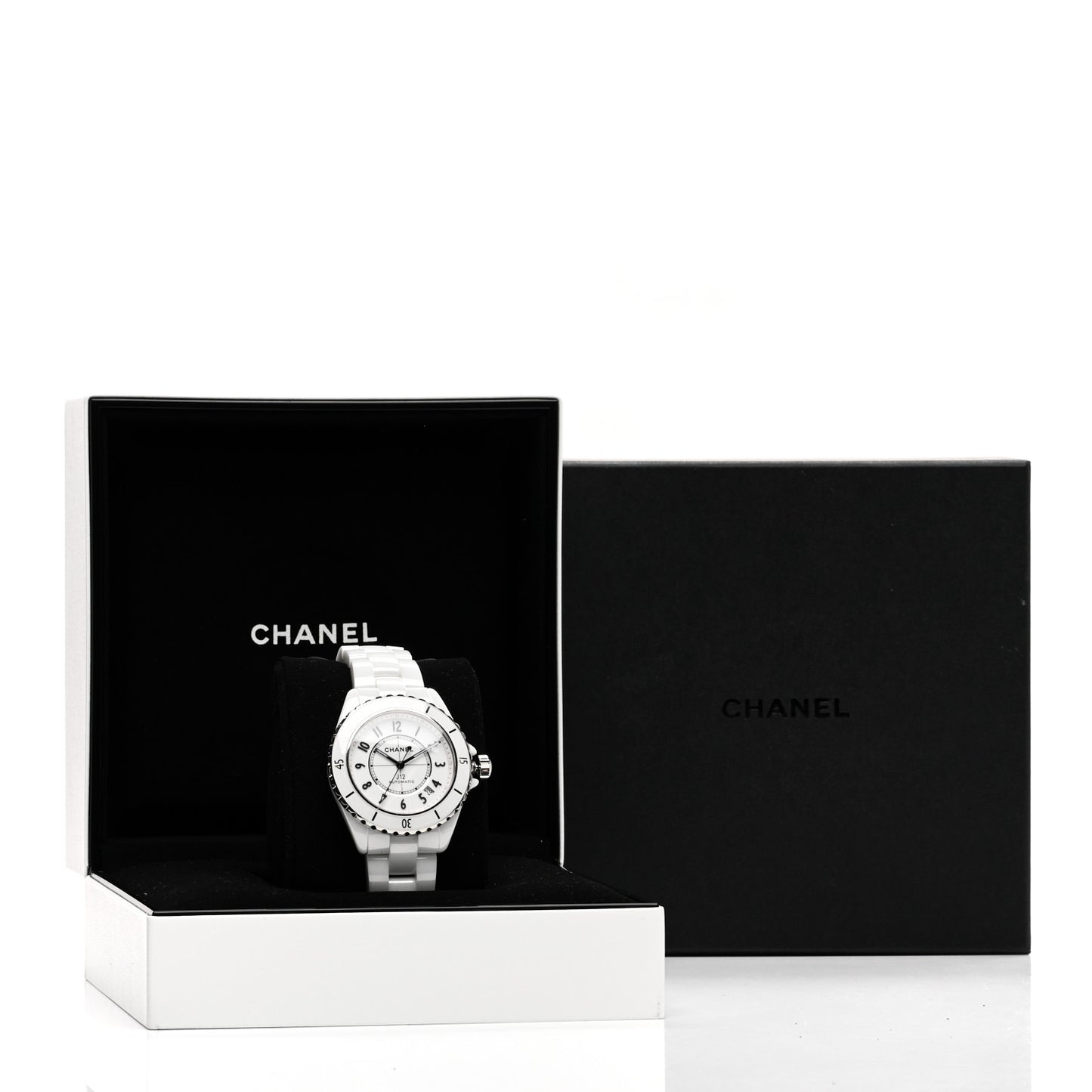 Stainless Steel Ceramic 38mm J12 Automatic Watch White