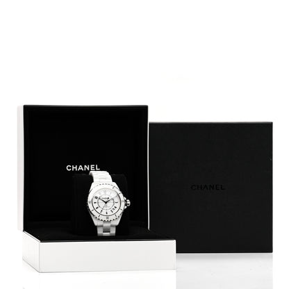 Chanel Stainless Steel Ceramic 38mm J12 Automatic Watch White 5 of 5