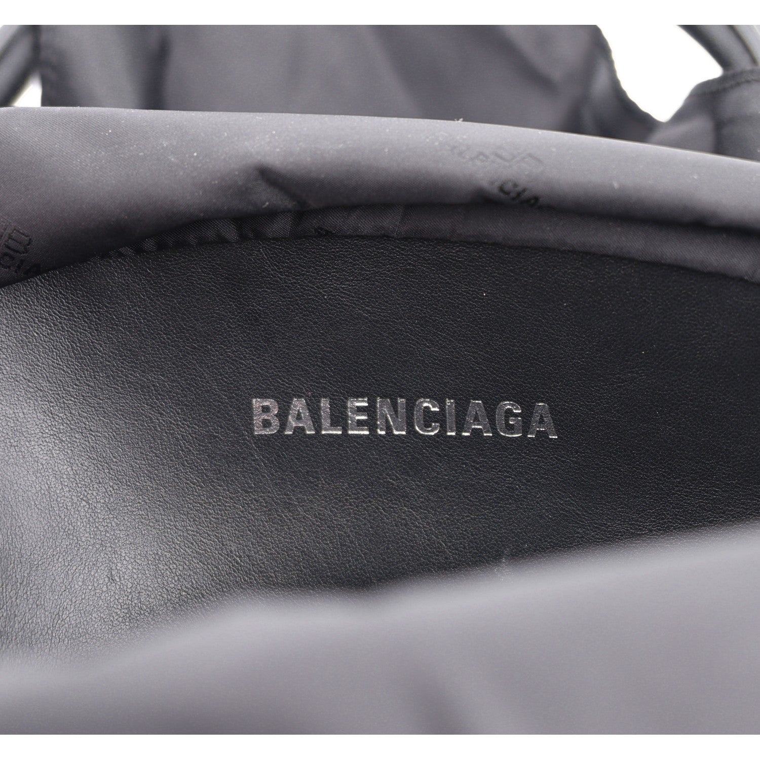Balenciaga Raffia Woven Mini Le Cagole Tote Bag Black 6 of 10