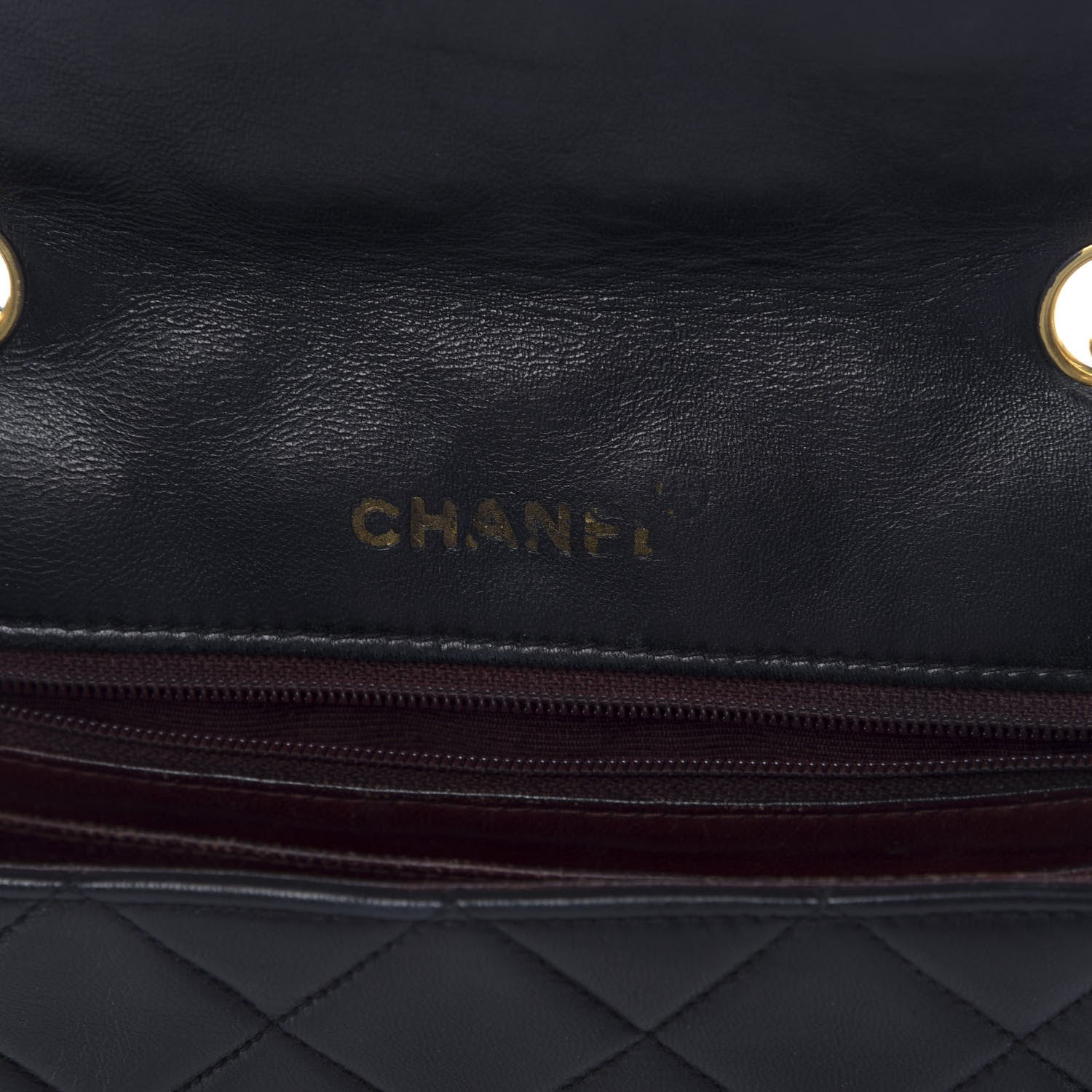 Chanel Lambskin Quilted Small Single Flap Black 9 of 14