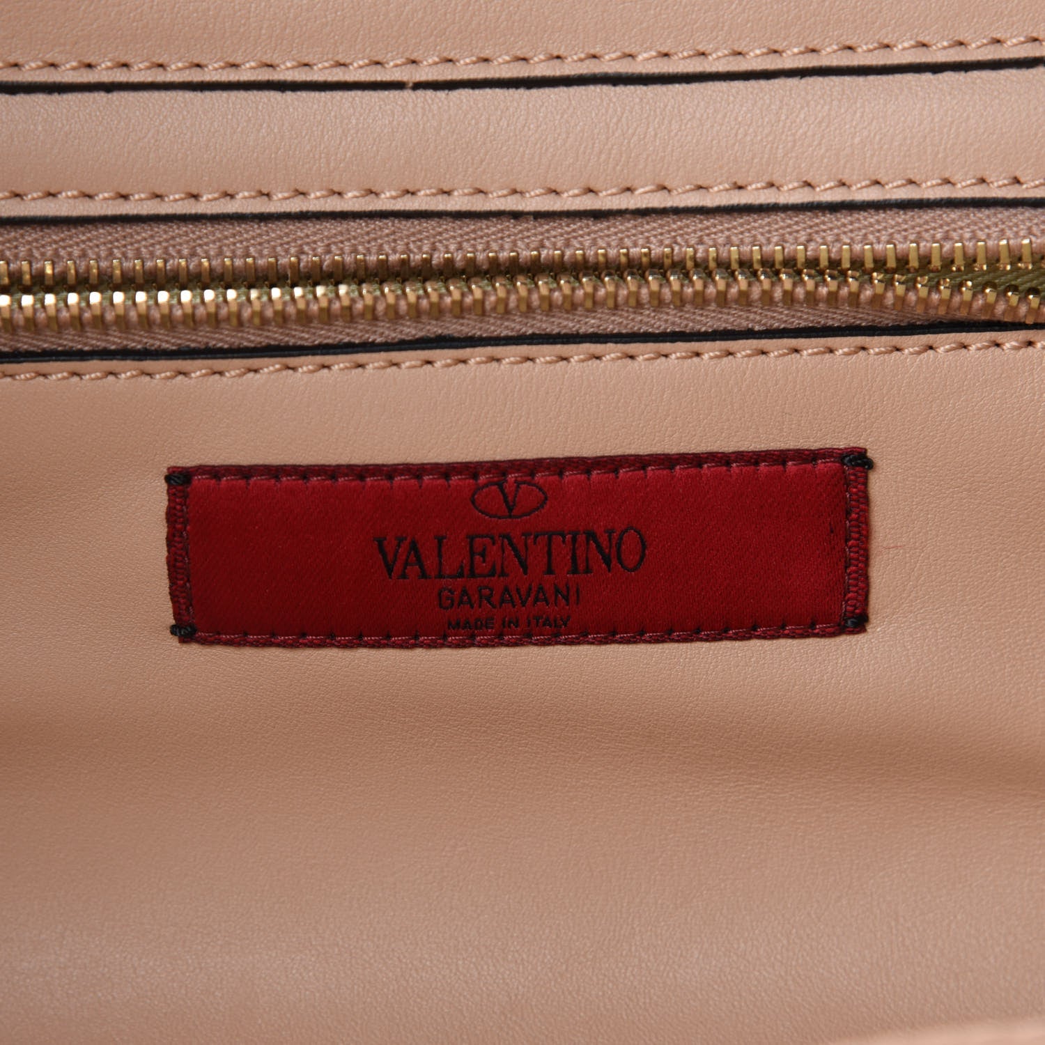 Valentino Garavani Vitello Small Rockstud Tote Skin Sorbet 8 of 9