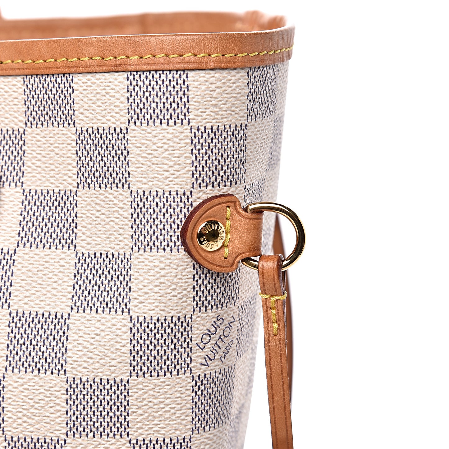 Damier Azur Neo Neverfull MM Rose Ballerine