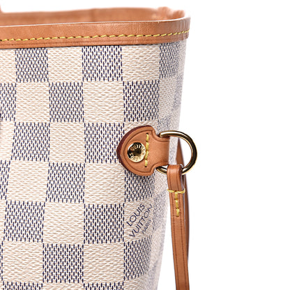 Louis Vuitton Damier Azur Neo Neverfull MM Rose Ballerine 14 of 16