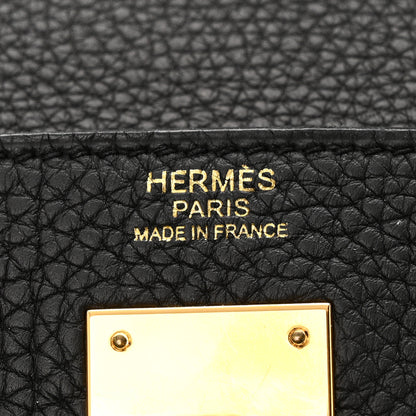 Hermes Togo Kelly Retourne 32 Black 6 of 12