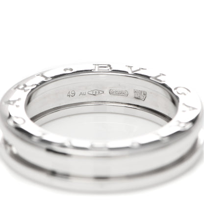 Bulgari 18K White Gold B.Zero1 One-Band Ring 49 4.75 4 of 5