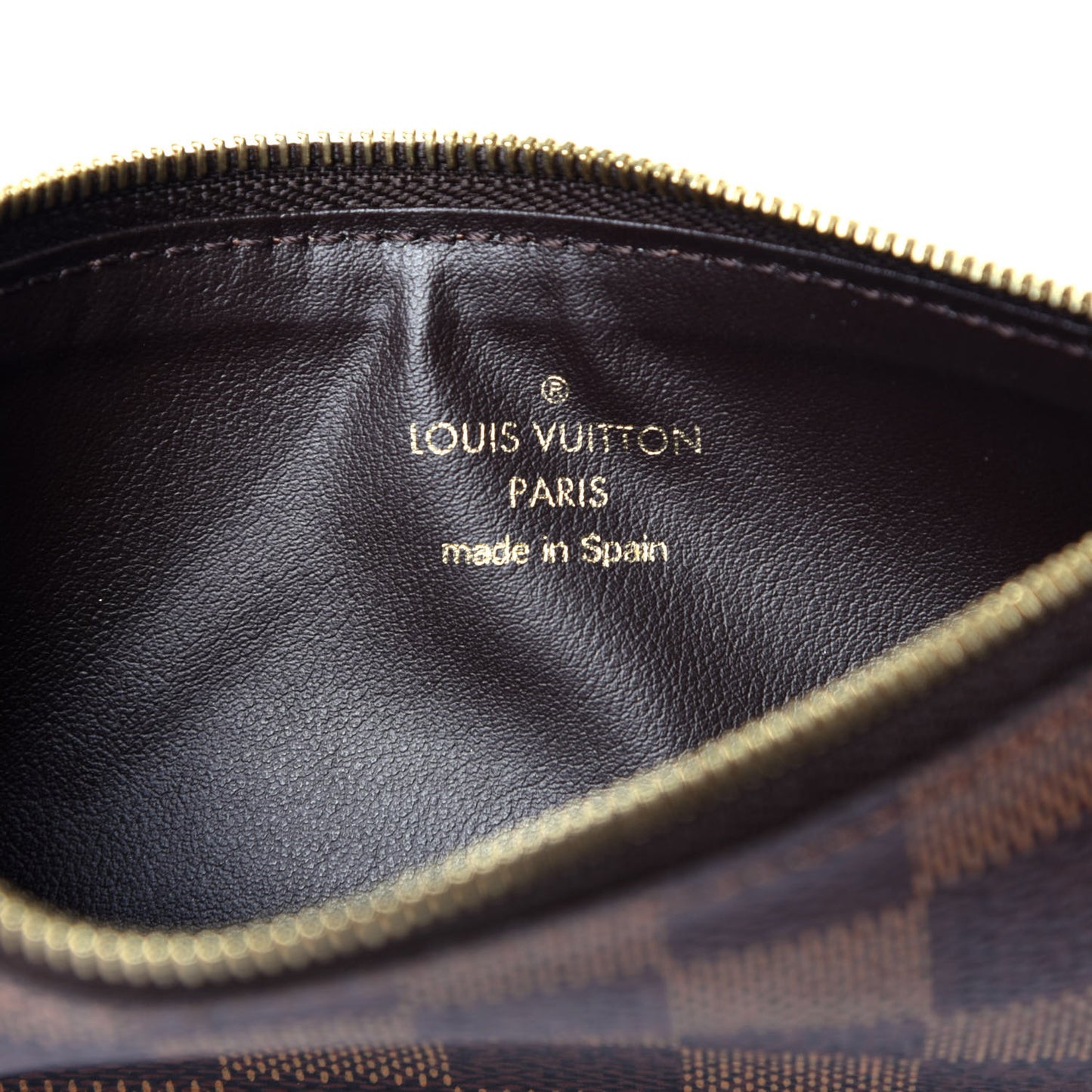 Damier Ebene Josephine Wallet Red