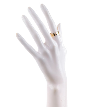 Cartier 18K Yellow Gold 7mm C De Ring 52 6.25 2 of 6