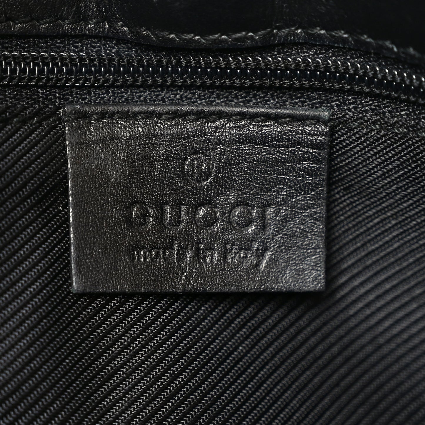 GG Monogram Shoulder Bag Black