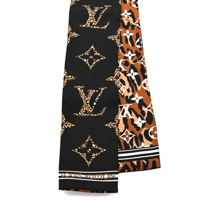Louis Vuitton Silk Monogram Giant Jungle Bandeau Black 2 of 3