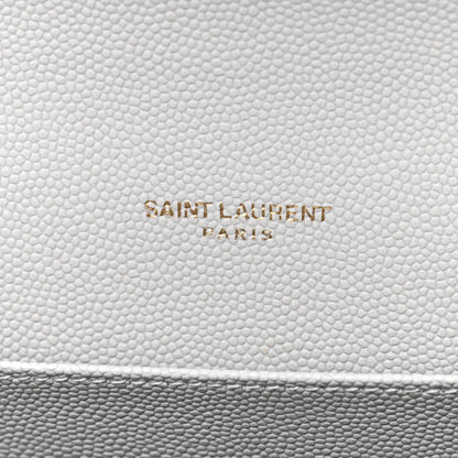 Saint Laurent Grain de Poudre Mini Uptown Crossbody Bag Crema Soft 6 of 10