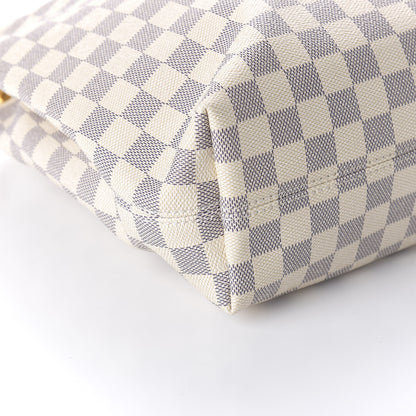 Louis Vuitton Damier Azur Graceful PM Rose Ballerine 6 of 10