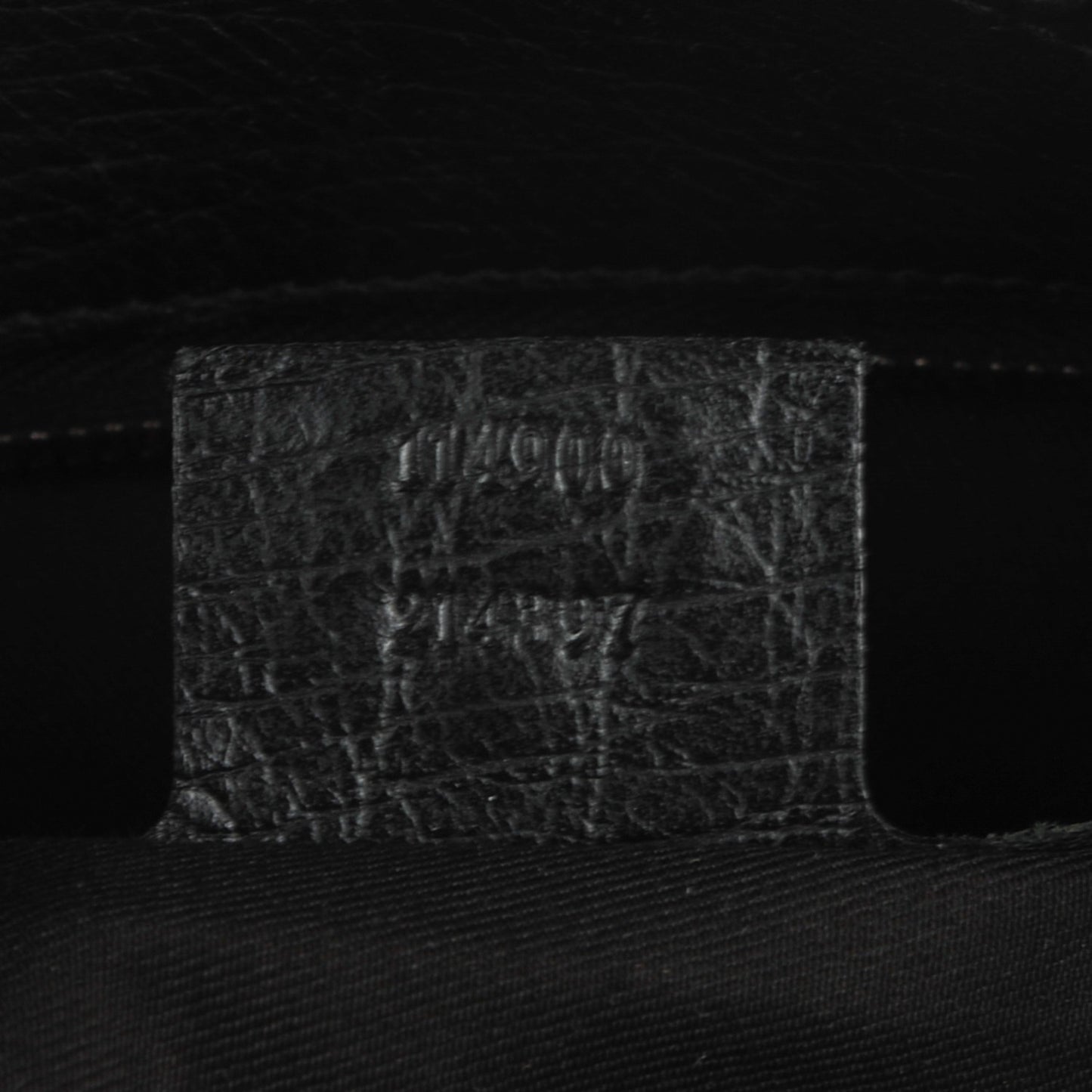 Monogram Large Horsebit Chain Hobo Black
