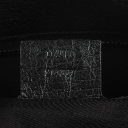 Gucci Monogram Large Horsebit Chain Hobo Black 11 of 14