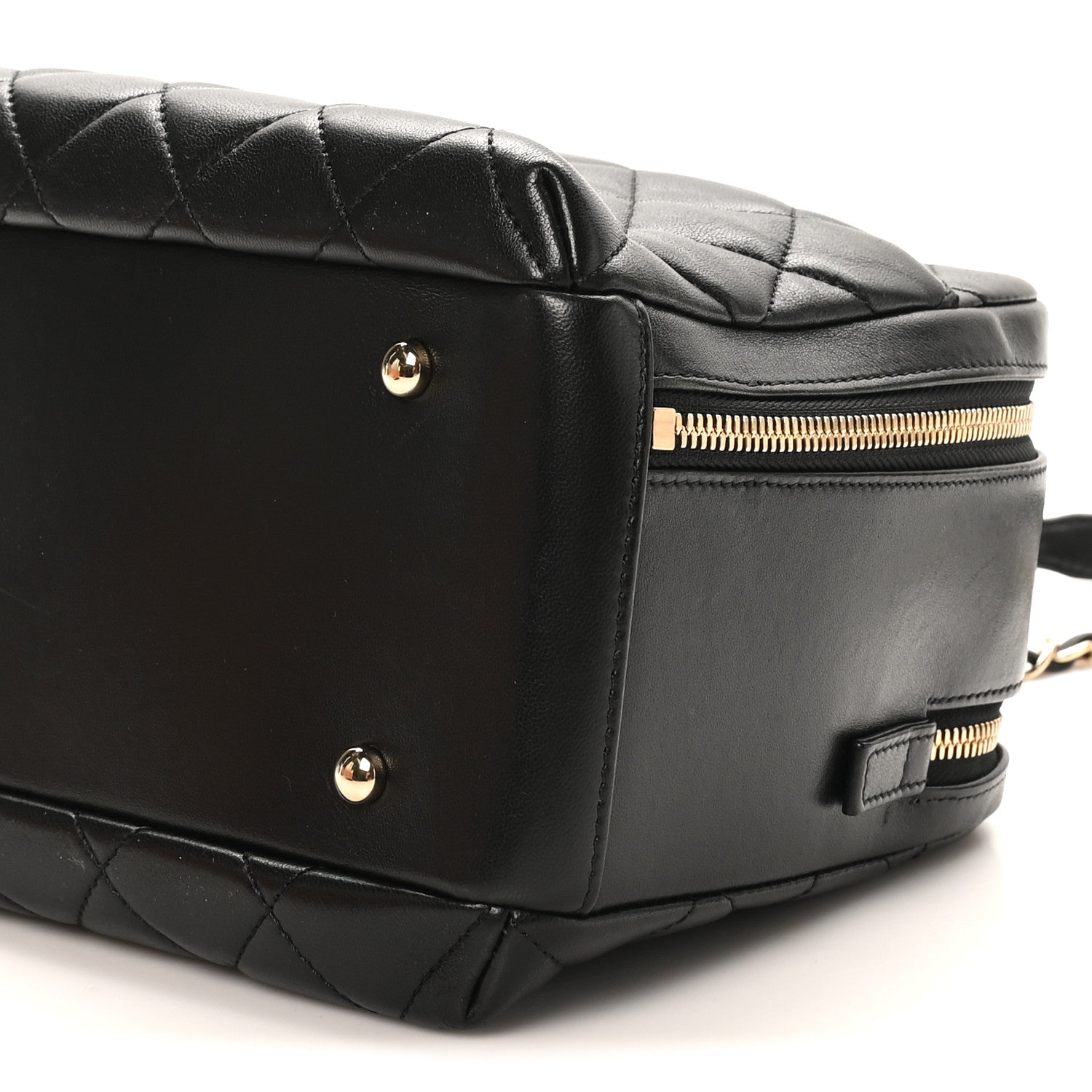 Chanel Lambskin Quilted Medium Trendy CC Bowling Bag Black 10 of 10