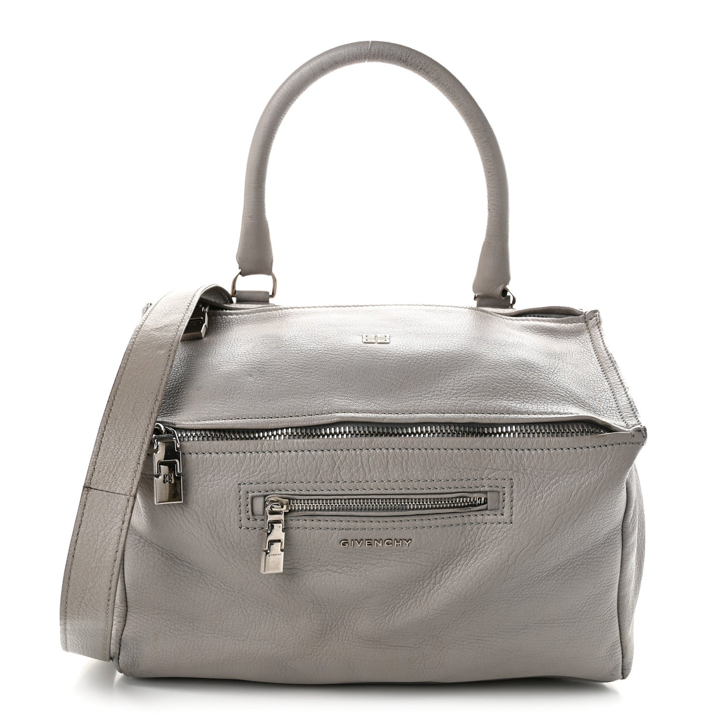 Sugar Goatskin Medium Pandora Pearl Grey
