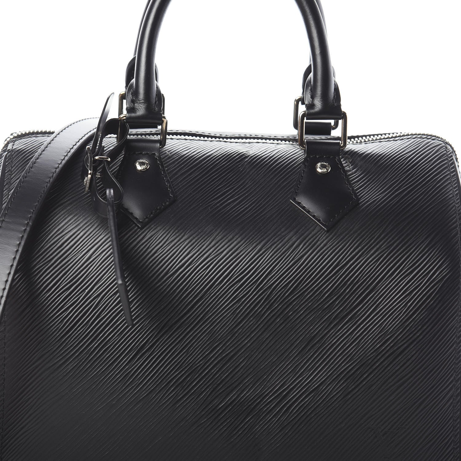 Louis Vuitton Epi Speedy Bandouliere 25 Black 8 of 10