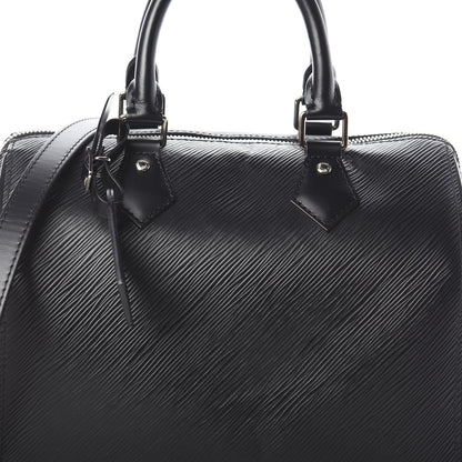 Louis Vuitton Epi Speedy Bandouliere 25 Black 8 of 10