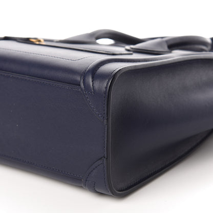 Celine Smooth Calfskin Nano Luggage Navy Blue 8 of 11