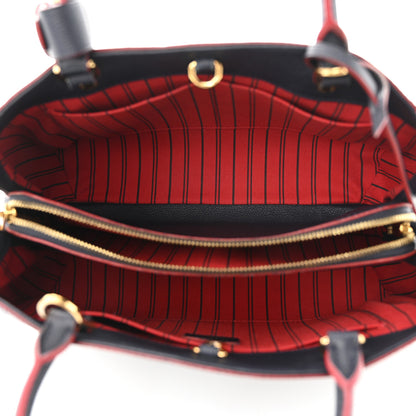 Louis Vuitton Empreinte Montaigne MM Marine Rouge 5 of 10