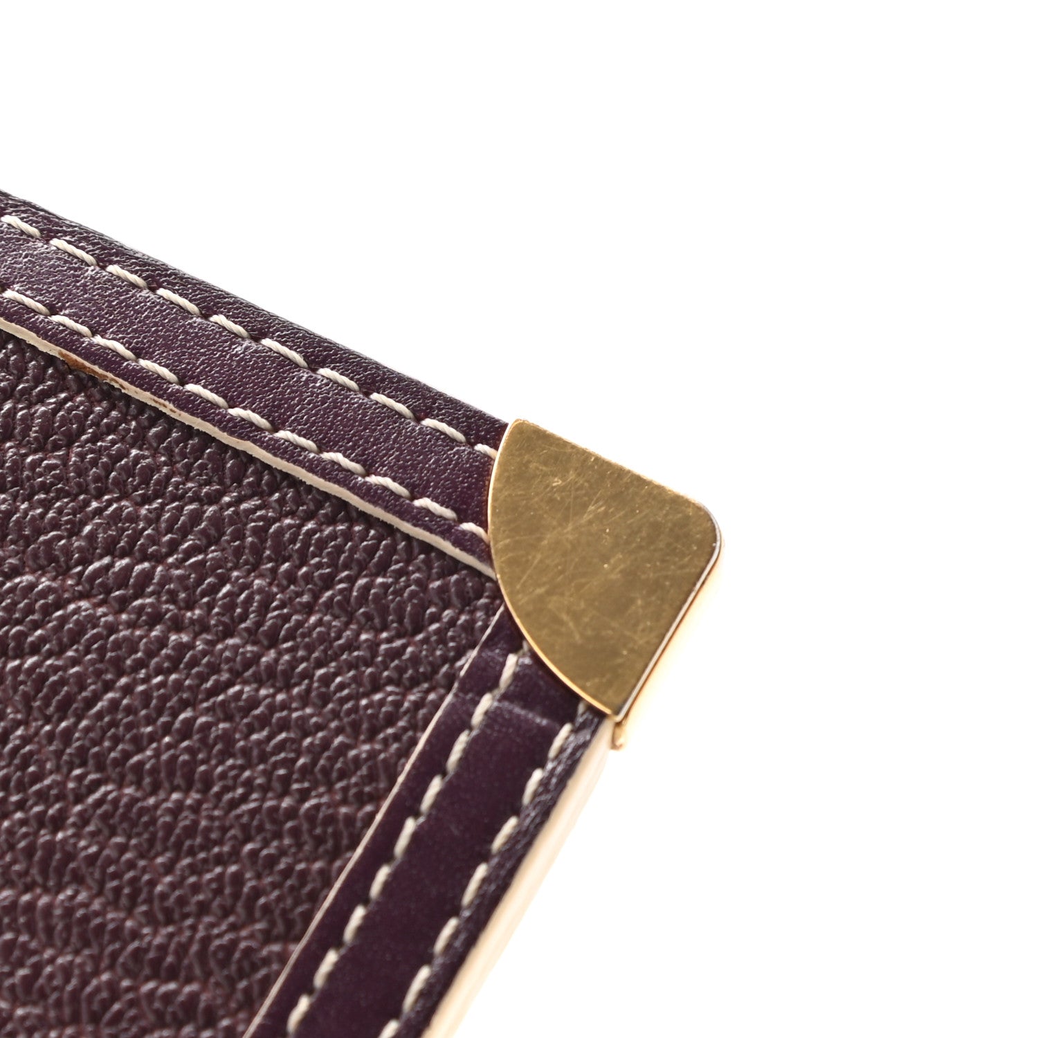 Louis Vuitton Suhali Key Pouch Prune 9 of 13