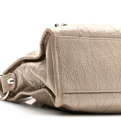 Balenciaga Agneau Arena Silver Hardware Small Le City Stone Beige 10 of 11