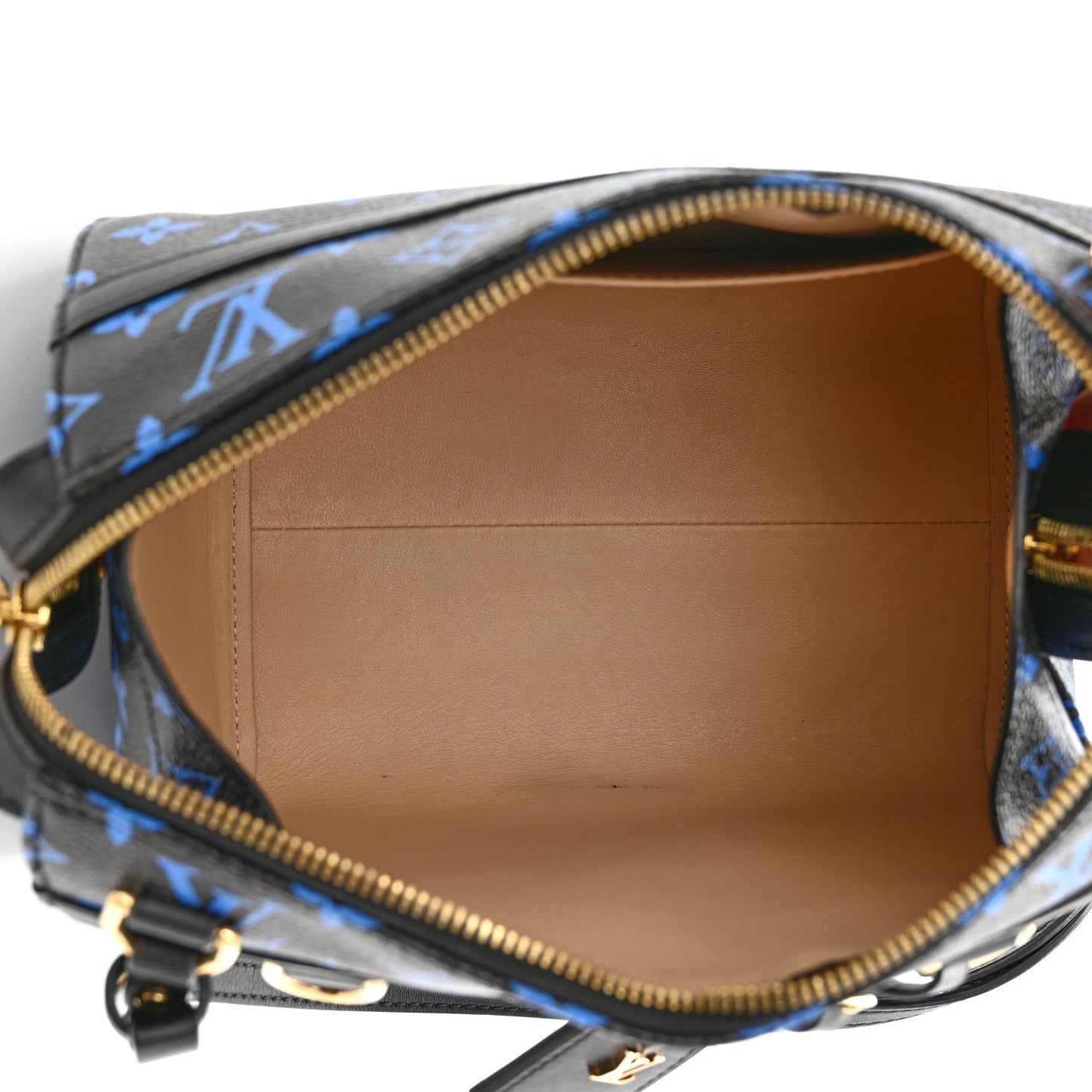 Colored Monogram Speedy Amazon PM Blue Black