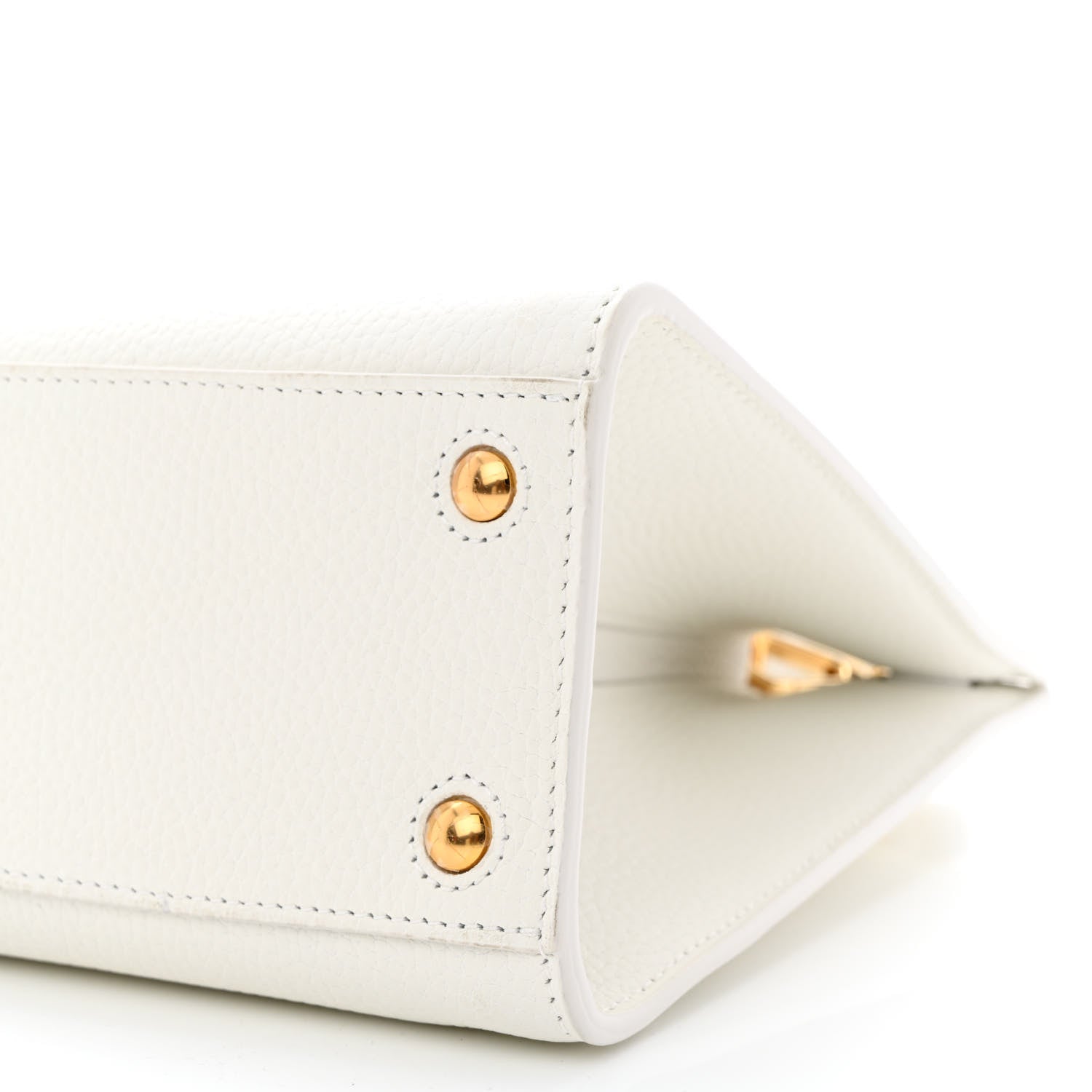 Burberry Calfskin Mini Frances Tote Optic White 10 of 10