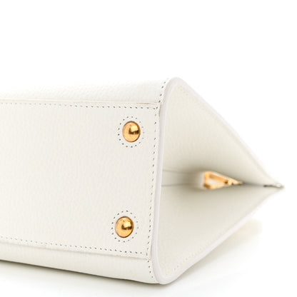 Burberry Calfskin Mini Frances Tote Optic White 10 of 10