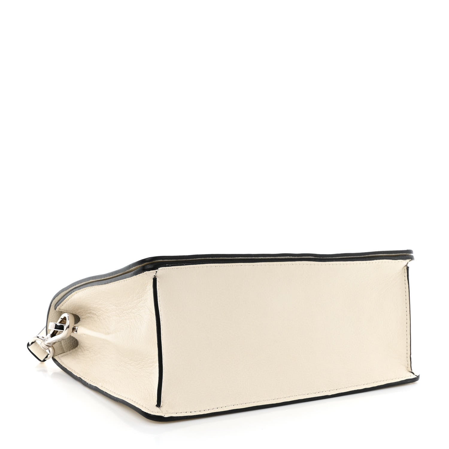 Prada Glace Calf Shoulder Bag White 4 of 12